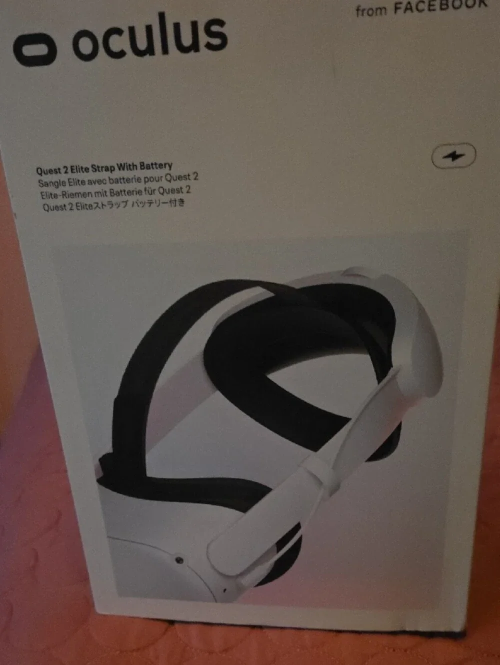 Oculus Meta Quest 2 VR Headset and Elite Strap - White and Black